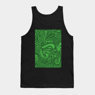 Cilantro Tiki Parrot Tank Top